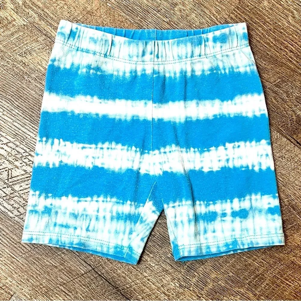 Nike Girls 4T 5 Summer Clothes Lot 3pc Shirt Tank Tie Dye Biker Shorts